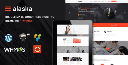 Alaska WHMCS Hosting WordPress 4.2 GPL Theme