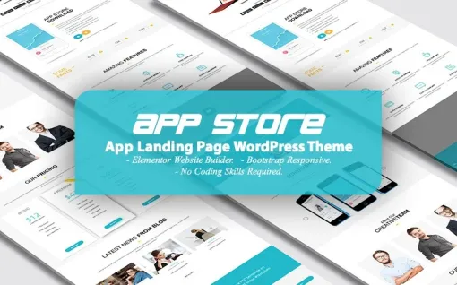 AppStore App Landing Page WordPress Theme 1.0.0 GPL Theme