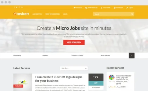 AppThemes Taskerr 1.3.3 GPL Theme