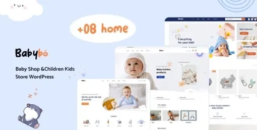 BabyBo Baby Shop and Children Kids Store WordPress 1.0.3 GPL Theme