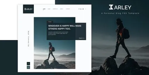 Barley Creative Personal WordPress Blog Theme 1.4 GPL Theme