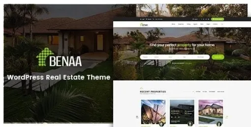Benaa Real Estate WordPress Theme 3.0.8 GPL Theme