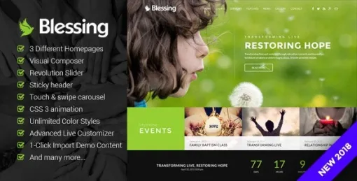 Blessing 1.7.6 GPL Theme