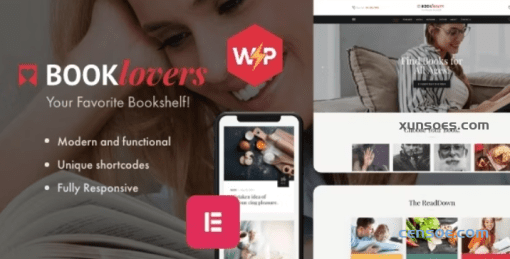 Booklovers Publishing House Book Store WordPress Theme + RTL 2.13 GPL Theme