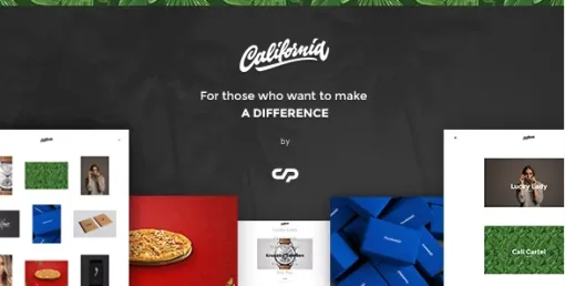 California A theme for Creatives 1.9.5 GPL Theme