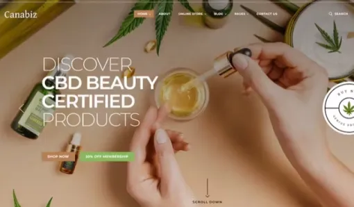 Canabiz – Weed Medical Marijuana, Cannabis Shop 1.0.3 GPL Theme