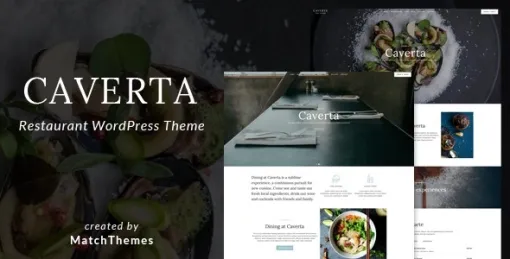 Caverta Restaurant Cafe Theme 1.4.2 GPL Theme