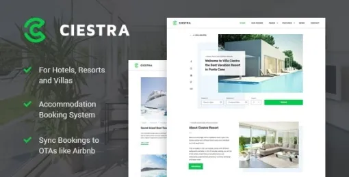 Ciestra Resort WordPress Theme 1.2.2 GPL Theme