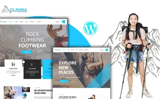 Climba Outdoor Mountain Hiking WordPress Theme 1.0.0 GPL Theme