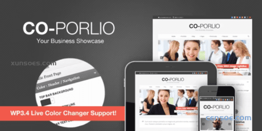 Co-Porlio: Feature Rich WordPress Theme 1.2.5 GPL Theme