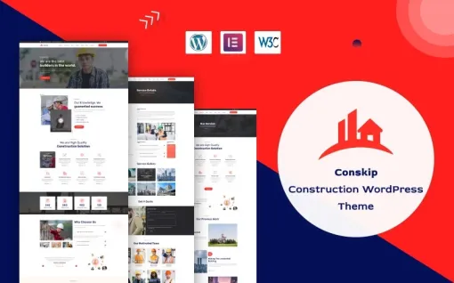 Conskip Construction And Renovation WordPress Theme 1.0.0 GPL Theme