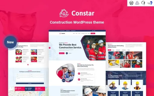 Constar Construction Responsive WordPress theme WordPress Theme 1.0.0 GPL Theme