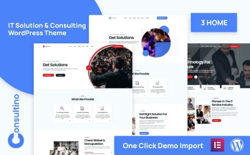 Consultino – IT Solutions IT Service WordPress Theme 1.0.0 GPL Theme