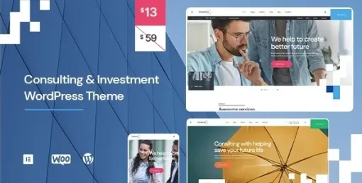 Consultum | Corporate Business Investments WordPress Theme 1.0.1 GPL Theme