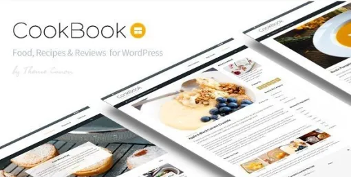 CookBook Food Magazine Blog 1.15 GPL Theme