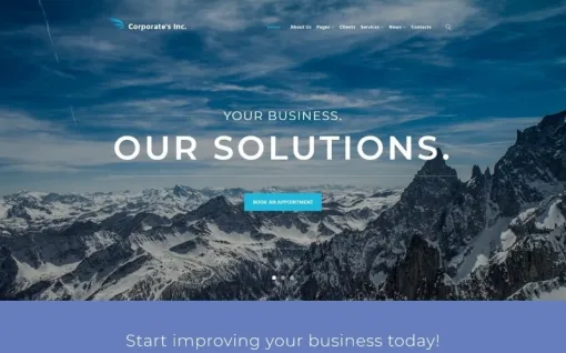 Corporate’s Inc WordPress Theme 1.0.0 GPL Theme