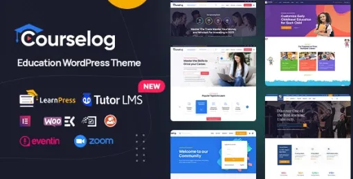 Courselog Education WordPress Theme 1.3.4 GPL Theme