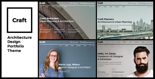 Craft Portfolio Architecture Design 1.3.0 GPL Theme