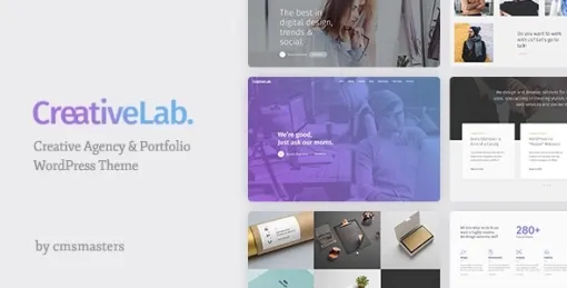 Creative Lab Studio Portfolio Design Agency WordPress Theme 1.1.7 GPL Theme