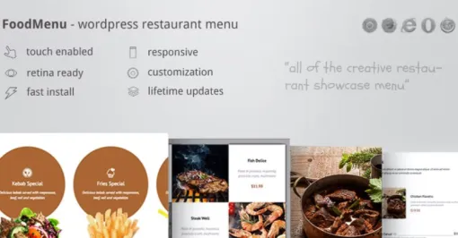 Creative Restaurant Menu Showcase WooCommerce 1.20 GPL Plugins
