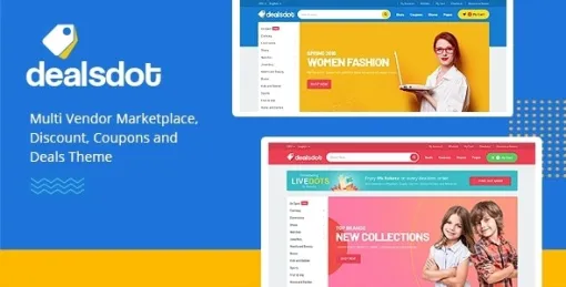 Dealsdot Multi Vendor Marketplace Theme 1.8.4 GPL Theme