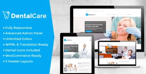Dental Care Dentist Medical WordPress Theme 5.9 GPL Theme