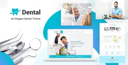 Dental Clinic Dentist WordPress Theme 3.2 GPL Theme