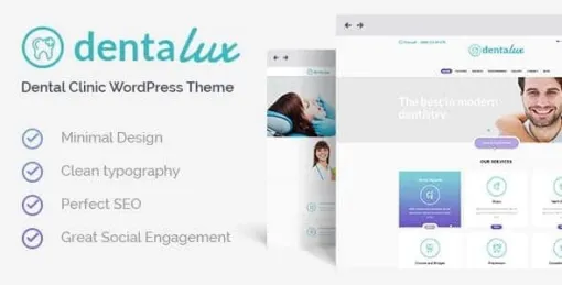 Dentalux | A Dentist Medical Healthcare Doctor WordPress Theme 2.3 GPL Theme