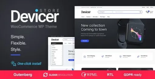 Devicer Electronics, Mobile Tech Store 1.1.4 GPL Theme