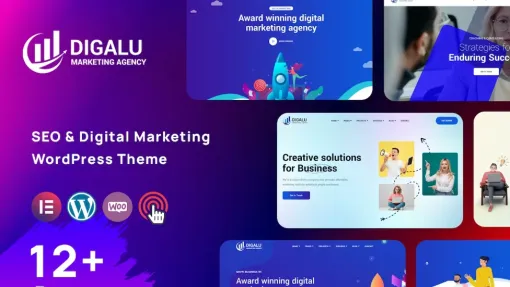 Digalu – SEO Digital Marketing WordPress Theme 1.0 GPL Theme