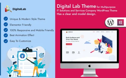 DigitalLab IT Solutions Company WordPress Theme WordPress Theme 1.0.0 GPL Theme