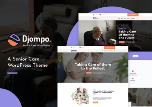 Djompo | Senior Care WordPress Theme 1.5 GPL Theme