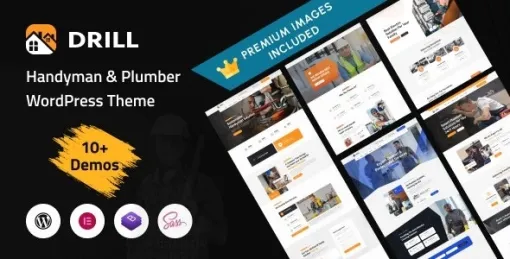 Drill Handyman Plumber Services WordPress Theme 1.0.5 GPL Theme