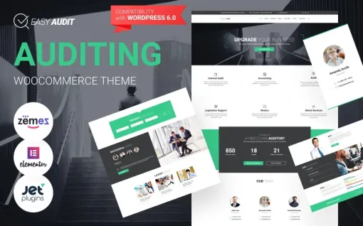 EasyAudit Auditing WordPress Theme 1.0.1 GPL Theme