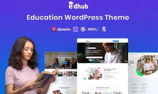 Edhub Education WordPress Theme 1.5 GPL Theme