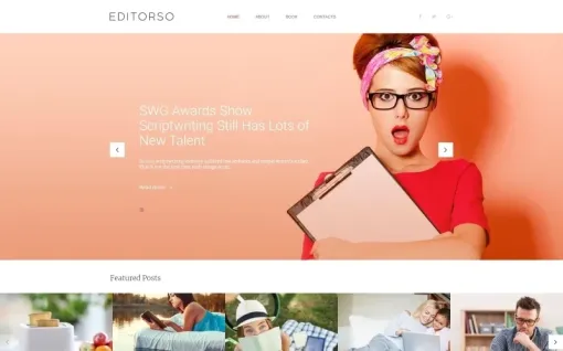 Editorso Journalist Blog WordPress Theme 1.0.0 GPL Theme