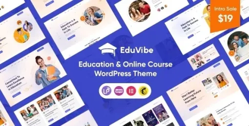 EduVibe Education Online Course WordPress Theme 1.0.10 GPL Theme