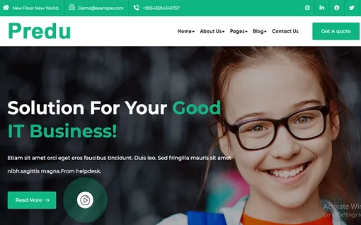Edutep Kingdergarden School and University WordPress theme WordPress Theme 1.0.0 GPL Theme
