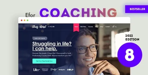 Efor Coaching Online Courses WordPress Theme 10.0 GPL Theme