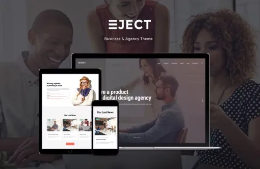 Eject Buisness and Agency Theme 1.4.1 GPL Theme