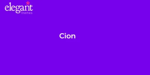 Elegant Themes Cion 6.4.13 GPL Theme