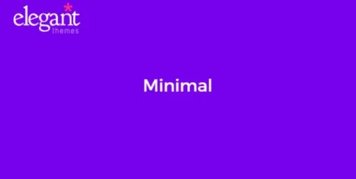 Elegant Themes Minimal 5.0.13 GPL Theme