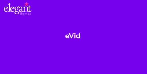 Elegant Themes eVid 4.6.13 GPL Theme