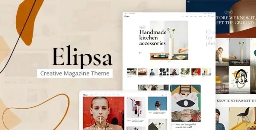 Elipsa Creative Magazine Theme 1.2.1 GPL Theme