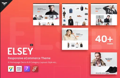 Elsey Responsive eCommerce Theme 1.9.6.1 GPL Theme