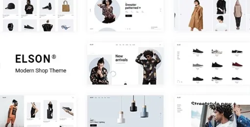 Elson Modern Shop WordPress Theme 1.3 GPL Theme