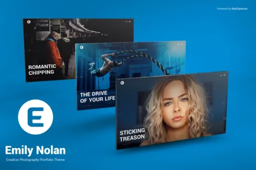 Emily Nolan Creative Photography Portfolio Theme 1.0.0 GPL Theme