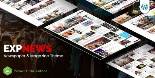 ExpNews Newspaper and Magazine WordPress Theme 1.0.5 GPL Theme