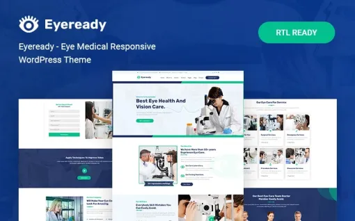 Eyeready Eye Medical Responsive WordPress Theme 1.0.0 GPL Theme