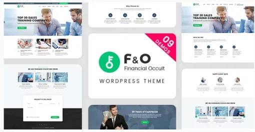 F&O Consultant Finance WordPress Theme 1.2.2 GPL Theme